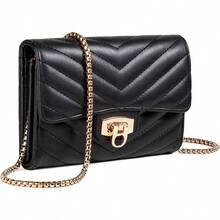 Small Crossbody Bags Women, Small Purses Crossbody Purses, Cell Phone Purse With Card Slots Travel Daypack - Chần bông đen - Xem 2