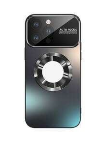 全新奢华钛金色手机壳，兼容 16、15、14、13、12 和 11 Pro Max Plus 型号，支持磁吸式无线充电，并配备防震玻璃摄像头镜头保护。 - 黑色 - 查看 19