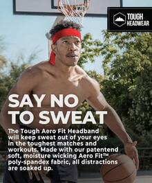 Diadema para hombre, diadema de tenis para mujer, banda de sudor para entrenamiento, corbata para correr, fútbol, baloncesto, atletismo - Negro (Negro medianoche) - Ver 7