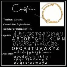 Customized Name Bracelet Men's Cuban Chain Personalized Stainless Steel Adjustable Charm Bracelet Customized Gold Name Label Jewelry Couple Commemorative Gift For Boyfriend's Birthday Gift - Multicolor - View 14