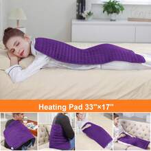 Vankada Super Sized Heating Pads With Dimensions Of 40in X 20in X 33in X 17in X 24in X 12in - Automatic Shut-Off, Machine Washable, Suitable For Women's Physiological Comfort In The Back, Legs, Shoulders, Neck, Waist, And Abdomen. The Heating Pad Can Be Used For Both Dry And Wet Purposes, Making It The Perfect Holiday Gift, Ideal Gift For Parents, And Christmas Gift,Cold Hands And Feet, Keep Warm - 查看 2