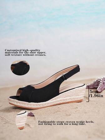 Women's Comfortable Versatile Casual Thick Sole Platform Sandals, Summer