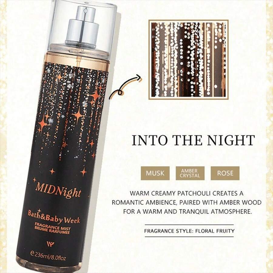 Bare Vanilla Body Mist, Spray For Women Long-Lasting Fragrance Body Mist, Whipped Vanilla - màu đen - Xem 1
