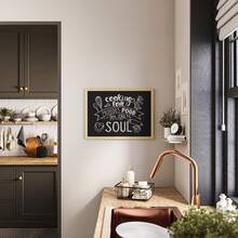 لوحة إعلانات خشبية ريفية، لافتة طباشيرية لمقهى ومطعم، إطار لوحة طباشيرية خشبية، عرض قائمة الطعام، لوحة الأسعار، لوحة رسائل قابلة للمسح - الرفيق المثالي للدراسة والعمل. لوحة إعلانات، لوحة رسم، لافتة ديكور الحائط.