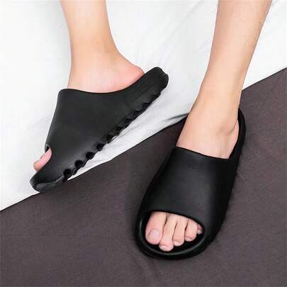 Thick Sole Comfortable Couple Slippers, Simple Versatile Indoor Men Slippers