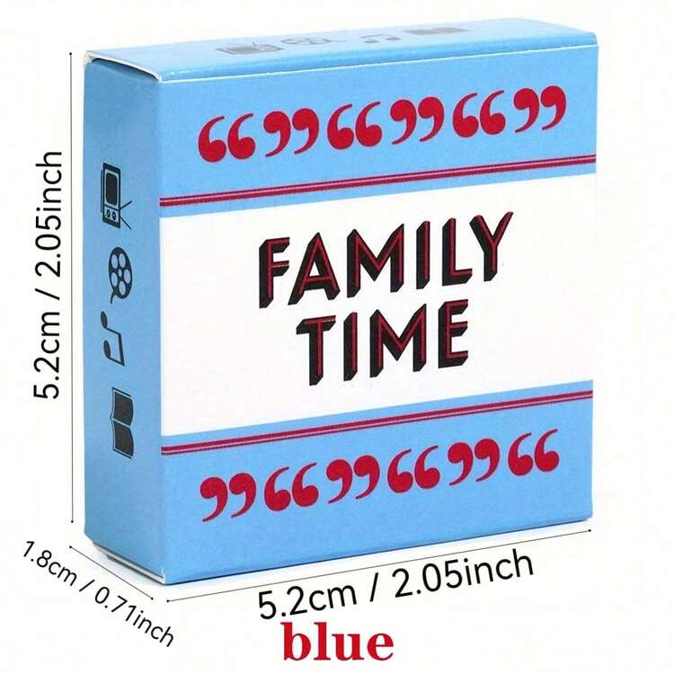 1set,"Family Time" Mini Size Family Gathering Game Card,Increase Your Contact,Fun Card Game,Party Board Games,Holiday Card Game,Interesting Gift,Easy To Carry,Suitable For Family Gatherings,Picnic Games,Etc - Multicolor - View 6