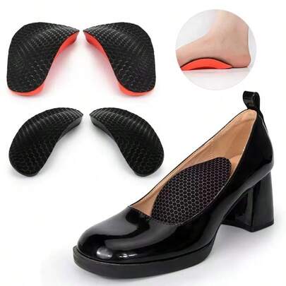 2pcs Arch Support Half Insoles, EVA Soft & Comfortable Foot Pad Suitable For Sports Shoes, Casual Shoes, Leather Shoes, Shoes