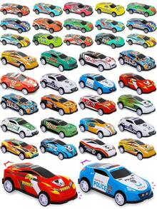 1/5/10/20 件金属外壳发条迷你赛车创意减压玩具，适合青少年（款式和颜色随机），返校