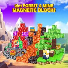 190PCS Magnetic Blocks - Build Magic Portal Set, Magnetic Building Blocks Toddler Toys STEM Sensory Outdoor Toys For 3+ Year Old Boys & Girls, Creative Kids Games Kids Toys - Multicolor - View 2