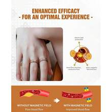 Jecanori Copper Rings For Women, Pure Copper Magnetic Lymphatic Drainage Rings{Inchcolor_nameinch:InchCopper-Flower(4Magnets)Inch} - 銅花(4塊磁鐵) - 查看 4