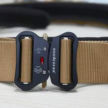 1 pieza Cinturón táctico con corte por láser - Hebilla única de liberación rápida de alta resistencia de nailon para entrenamiento, juegos de CS y caza al aire libre - Ajustable, duradero y ligero - Esencial para aventuras de otoño, regalo de supervivencia para fiestas, accesorio EDC, equipo táctico, Navidad, Acción de Gracias, Año Nuevo, Actividades al aire libre en invierno