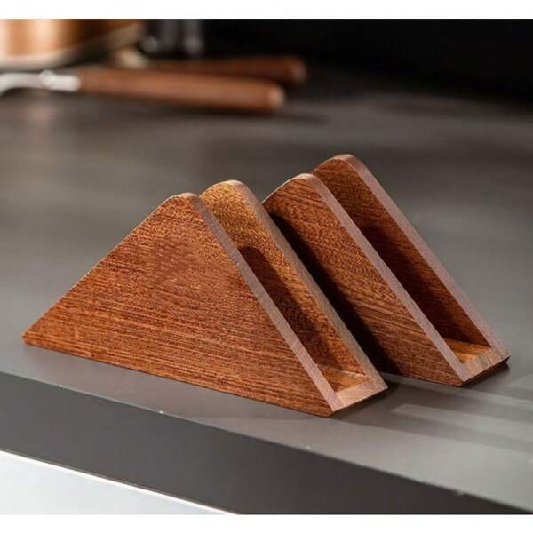 Wooden Vertical Paper Napkin Holder, Paper Towel Dispenser For Restaurants, Coffee Shops, Bars, Hotels And Countertops
