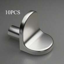 10PCS/50PCS Metal Shelf Support Pegs - Easy Install Cabinet Shelf Brackets For Kitchen, Wardrobe, Closet, Bookshelf - Versatile Shelving Hardware Anchors