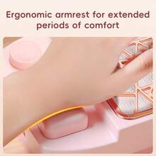 DENGXUN 1pc USB Powered Nail Dust Collector, Suitable For Acrylic Nails, Nail Dust Fan, Nail Cleaner - Nail Dust Vacuum, Strong Dust Removal, Low Noise, Suitable For Home And Nail Salon. An Excellent Gift For Friends, Ideal Gift Choice For Christmas And Valentine's Day.