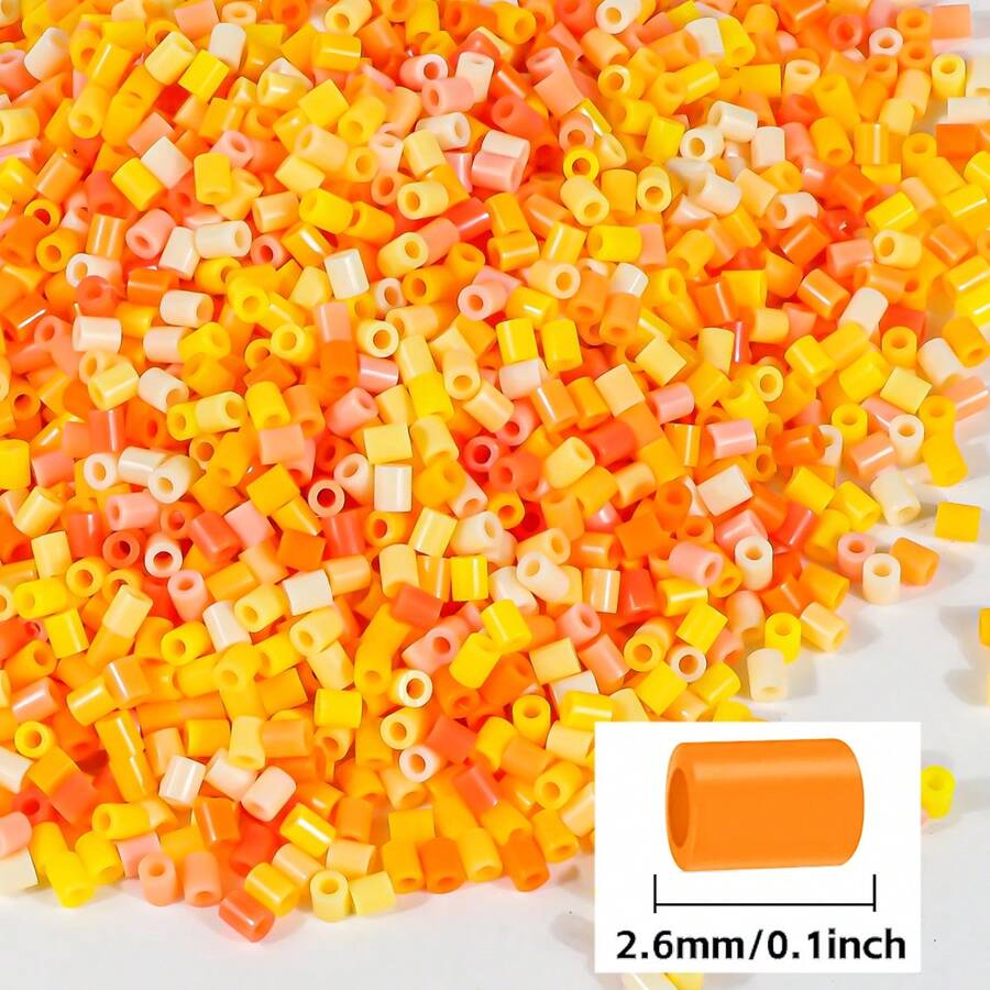 1000/2000/5000 piezas Cuentas de fusión Mini de 2.6mm, Cuentas de hierro de rompecabezas de píxeles, Juguetes educativos de alta calidad hechos a mano para manualidades