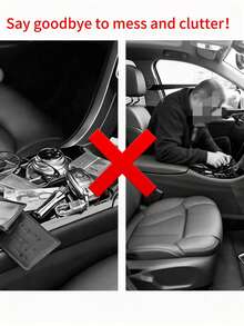 Car Accessories, Women's Car Accessories, Car Organization And Storage, Transparent Car Vent Storage Box, A Variety Of Styles To Choose From, Car Small Item Organizer, Card Holder, Mobile Phone, Cosmetics Storage Box, Practical Car Accessories For A Neat Interior, Say Goodbye To Dirt And Mess, Can Be Used In Multiple Scenes, So That Your Items Are Clearly Visible, A Must-Have Storage Item For Sophisticated People!