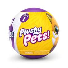 5 Surprise Plushy Pets Series 2 3 Pack By Collectible Mystery Capsule Plushy Pet Adoption Toy For Girls Teens - as pic - View 2
