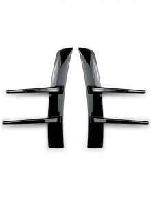 1 Cặp viền trang trí khe gió cản trước, phù hợp cho xe Mercedes-Benz A-Class A180 A200 A220, phụ kiện trang trí xe hơi - Một cỡ - Xem 7