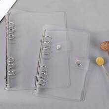 PVC Loose Leaf Binder A5/A6/A4 Transparent Notebook Cover - Clear - View 10