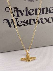 Vivienne Westwood Mini Bas Relief Pendant Necklace - 金色 - 查看 6