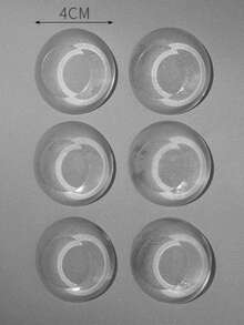 1/3/6pcs Silicone Door Handle Wall Protector Pads, With Strong Adhesive Backing, Upgraded Thick & Reusable, Ideal For Wall Protection And Noise Reduction