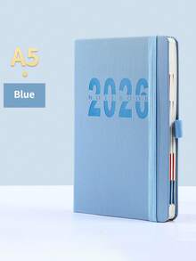 1pc 2026 A5 Calendar Planner, Business Notebook, A5-8.3 Inches X 5.6 Inches, Daily, Monthly, And Weekly Notebooks, Deluxe Deluxe Planner For School Office Schedules (Pink)