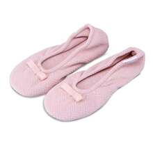 Isotoner Women's Diamond Microterry Gemma Ballerina Slippers With Memory Foam Comfort And Suede Sole{Inchsize_nameinch:Inch6.5-7.5inch,Inchcolor_nameinch:InchEveningFSandssDiamondinch} - EveningFSandssDiamond - Xem 4