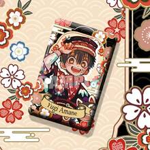 New Anime Toilet-Bound Hanako-Kun Peripheral - Manga Peripheral Double Flash Square Badge - Anime Collection - Display Collection - TV Series Peripheral - Game Peripheral - Second-Dimension Collection - Grain - Material - Smack - Badge Brooch - Multicolor - View 16