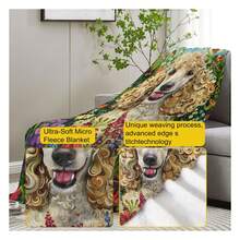 Poodle Flannel Blanket, Poodle Gifts, Poodle Dog-Themed Blanket For Women, Soft Lightweight Throw Blankets For Bed Home Travel Decor 50" X 60" Nordic Style Acrylic Rectangular Office Nap Sofa Blanket Air Conditioning Blanket Knitted Small Blanket Shawl Cover Blanket Blanket Bed End Blanket Soft & Skin-Friendly Multi-Size Versatile Blanket Lettering Numbers Doodle Suitable For All Season Country Rustic Flannel Casual Blankets - 彩色 - 查看 3