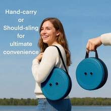 Upgraded Folding Stool, Lightweight Yet More Durable, Foldable And Portable. 8-Level Height Adjustable, Suitable For Outdoor Fishing, Camping And BBQ. Gradient Black/Blue/Purple/Orange Color, Fashionable And Stylish, Max Load 100kg. - Multicolor - View 5