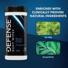 AFRT Defense Soap  Body Wipes 2PK With Tea Tree Oil Wrestling Combat Camping Gym Post Workout Shower Wipes For Men And Women. 40 Count Pack Of 2 - 40個裝(2個裝) - 查看 2