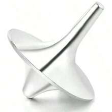 1pc Inspired Stainless Steel Movie Spinning Top For Stress Relief And Entertainment