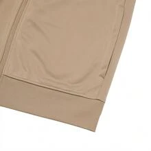 Under Armour 男士印花插肩袖拉链运动夹克 - 卡其色 - 查看 5