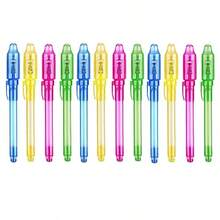 Frozen Party Favors 12 Invisible Ink Pen And 12 Mini Notepads Frozen Party Goodie Bag Stuffers Classroom Prizes Party Supplies - 藍色 - 查看 6