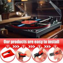 Vinyl Record Cleaning Kit, Velvet Record Brush, Turntable Cleaning Brush, Portable Turntable Cleaning Set With Small Brush