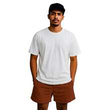 Men's Fleece Shorts With Pockets - Cà phê nâu - Xem 2