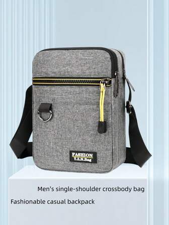 Casual minimalistische schoudertas voor heren