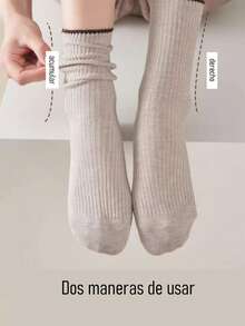 6/12 Calcetines Deportivos Casuales, Calcetines cálidos y de longitud media, Multicolor, calcetines multicolor con puño, perfectos para combinar con mocasines y zapatos oxford, calcetines de corte alto modernos y lindos, inspirados en la moda y la cultura popular de las redes sociales - multicolor 2 - Ver 8