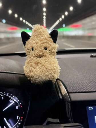 New Christmas Gift Idea Cute Peanut Cat Plush Doll, Adorable Baby Comfort Companion Doll Decor, Gift For Women