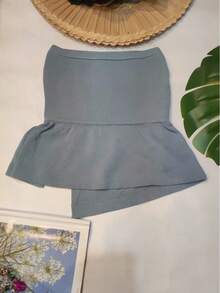 Blusa modal tomara que caiu em tricô modal peplum,estilo e conforto para qualquer ocasião moda feminina