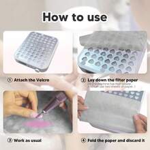 200 Sheets Nail Dust Collector Filter Paper With 12 Pcs  Disposable Nail Dust Filters For Most Of Nail Dust Collector Machine Nail Tech Nail Supplies Accessories For Nail Salon&Home{Inchcolor_nameinch:InchWhiteinch} - Trắng - Xem 8