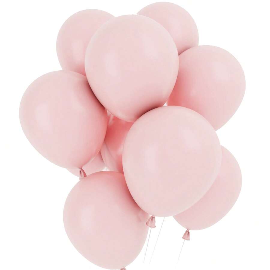 20 piezas de globos de látex rosa pálido grandes - Decoración romántica vibrante para el Día de San Valentín, bodas y celebraciones de cumpleaños