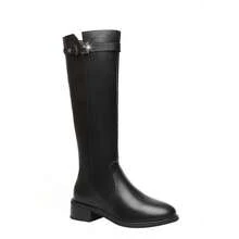 Women Over-The-Knee Boots - Black - View 2