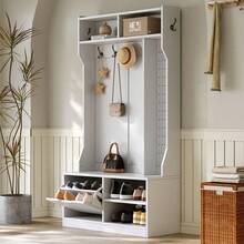 Clothing & Closet Storage Set - White + Particle Board - View 8