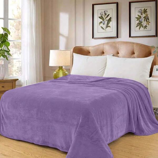 Cobertor Ligero Liso Matrimonial Hotelero Suave Y Calientito