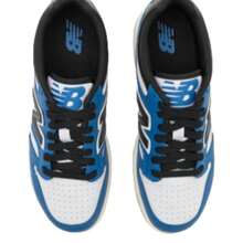 New Balance Scarpe Blue Agate 480  per bambini, ispirate al modello iconico da basket. Perfette per giochi e uso quotidiano, offrono una vestibilità comoda e resistenza. Supporto e stile sportivo in blu, marchio , categoria BAMBINO/CALZATURE/SCARPE. - Blu - Visualizzare 3