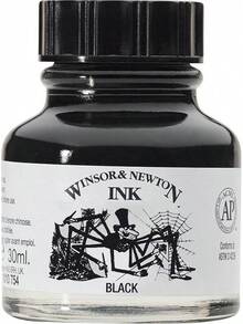 Winsor & Newton 1010030 TINTA&N NEGRA S/GOT 30ml 13693 - 1 - Ver 3