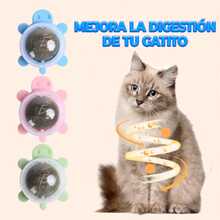 ELE-GATE Giratorio Catnip Bolas para Gatos Diseño de Tortuga - Multicolor - Ver 1