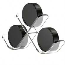 1pc Acrylic Ice Hockey Puck Display Case, 3-Tier/6-Tier Clear Display Cabinet, X-Shaped Design, Suitable For Autographed Pucks And Collectibles, Ideal Storage Rack For Sports Fans And Collectors, Also Suitable For Home, Office Or Hockey-Themed Room Decor - Multicolor - View 9