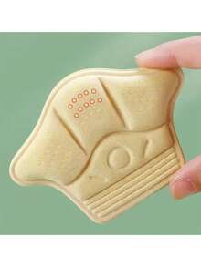 4 PIEZAS. Plantillas y almohadillas para talón autoadhesivas y reforzadas. Diseño antideslizante resistente. Beige y negro. Compatible con tallas grandes/extendidas. Adecuado para zapatillas, botas y zuecos - Diseñado para proporcionar comodidad en el talón y el pie. Ideal para uso durante todo el día. Fácil de usar. Duradero y cómodo. Adecuado para un uso prolongado.